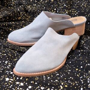 Sbicca Blue Suede Leather Mule Women's Size 10